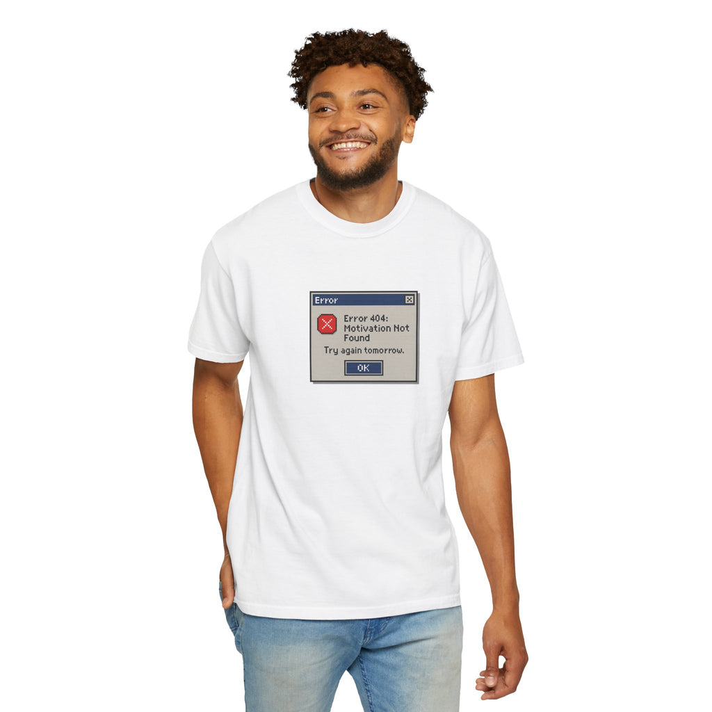 404 Error Fun T-Shirt, Funny Unisex Tee
