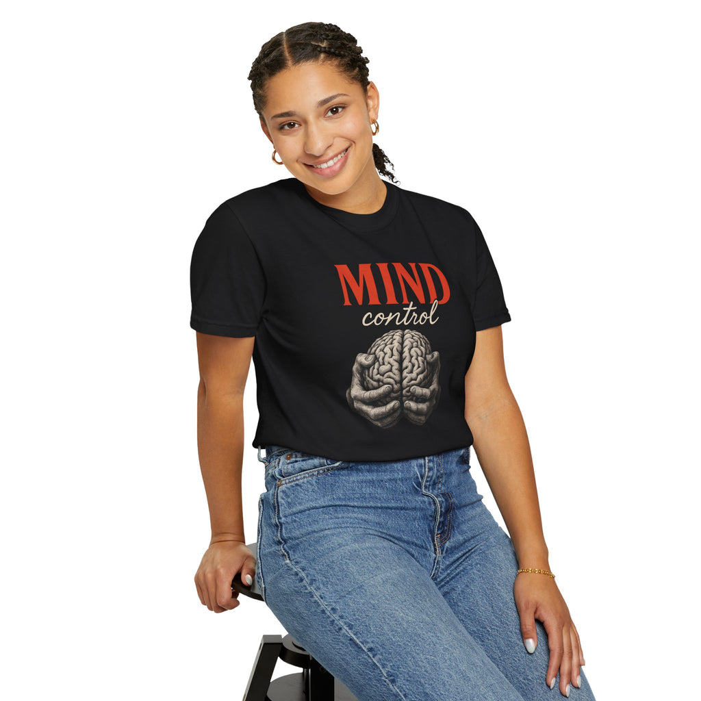 Mind Control, Unisex Garment-Dyed T-shirt