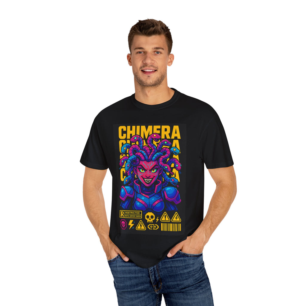 Chimera Graphic Tee, Edgy Unisex T-Shirt