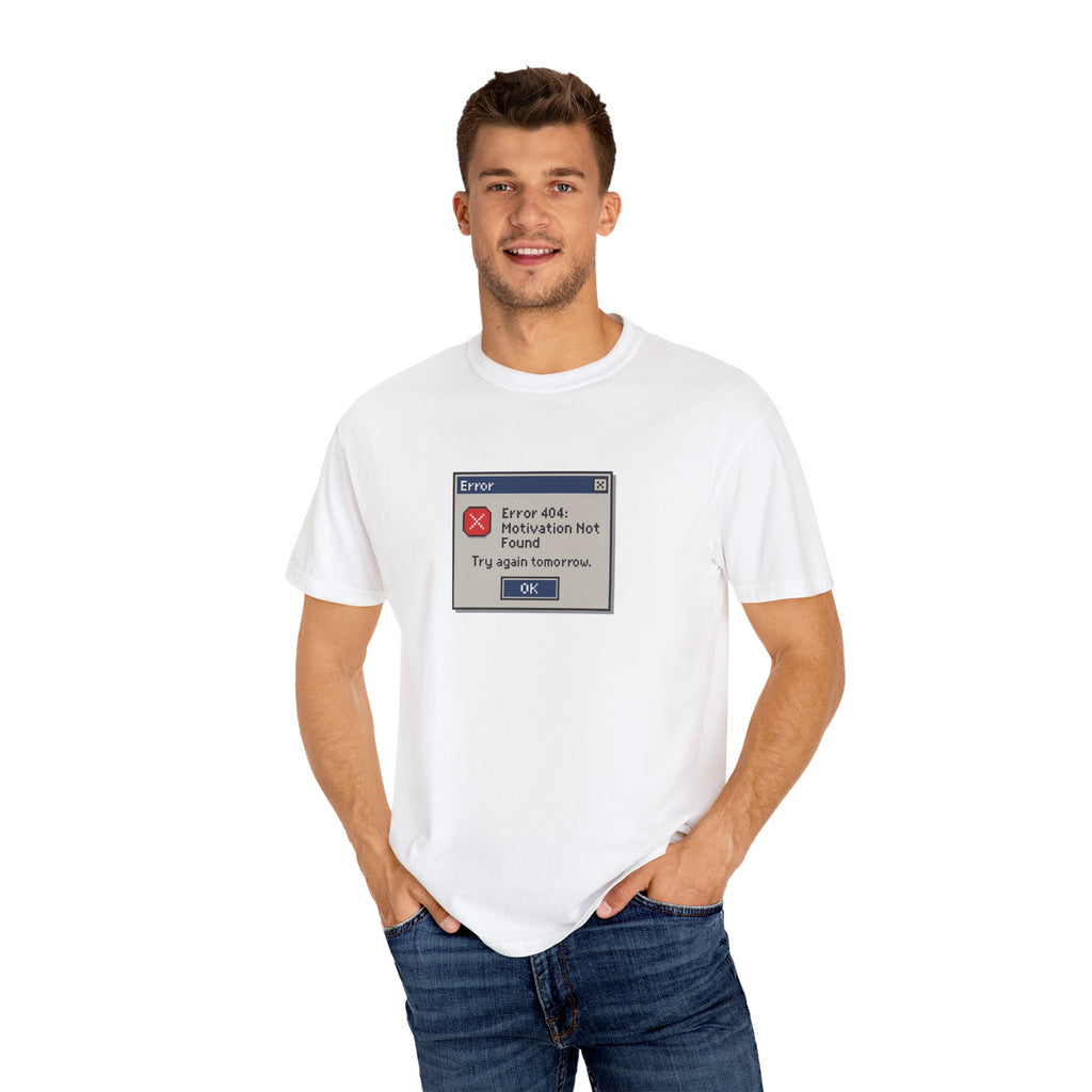 404 Error Fun T-Shirt, Funny Unisex Tee