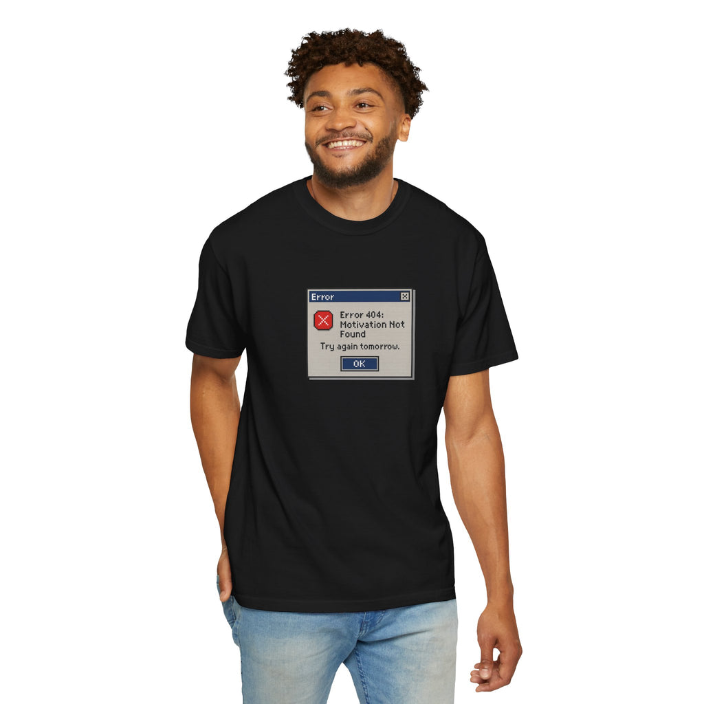 404 Error Fun T-Shirt, Funny Unisex Tee