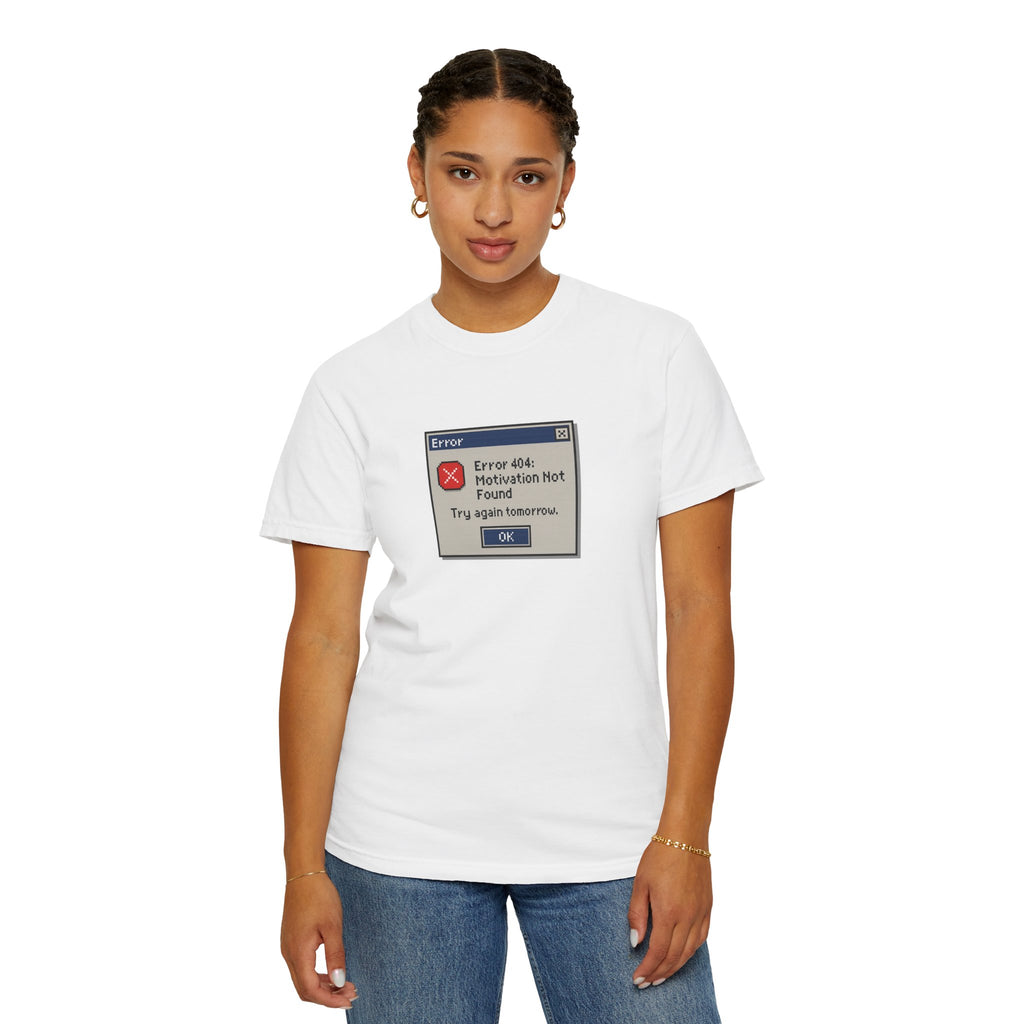 404 Error Fun T-Shirt, Funny Unisex Tee