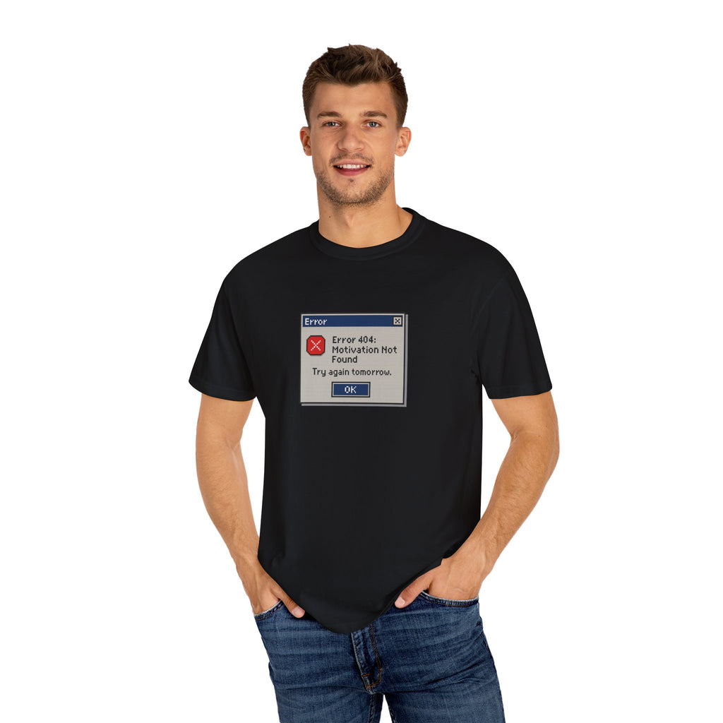 404 Error Fun T-Shirt, Funny Unisex Tee