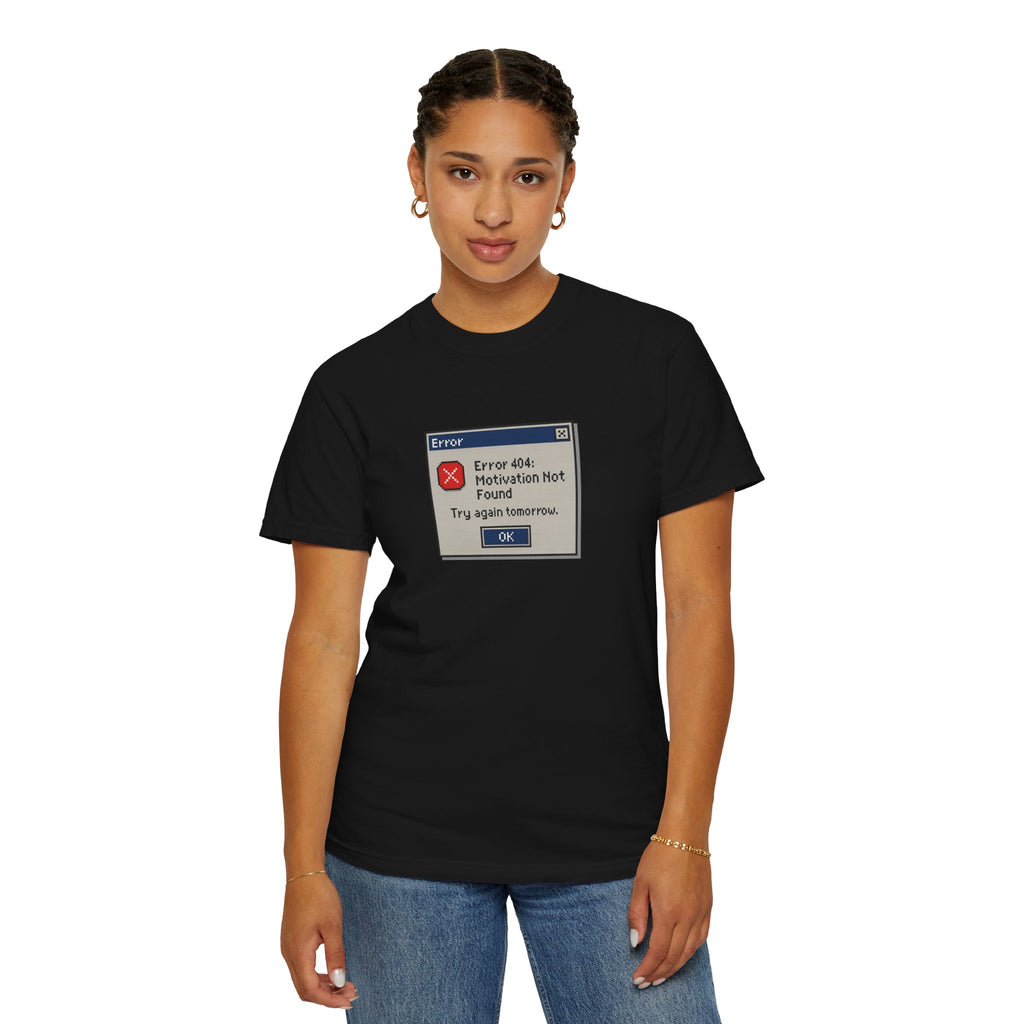 404 Error Fun T-Shirt, Funny Unisex Tee
