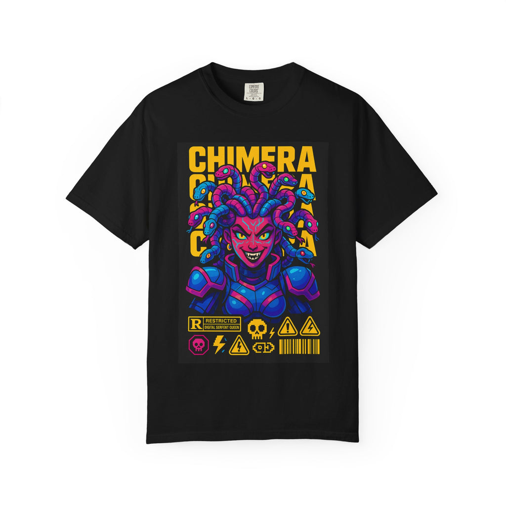 Chimera Graphic Tee, Edgy Unisex T-Shirt