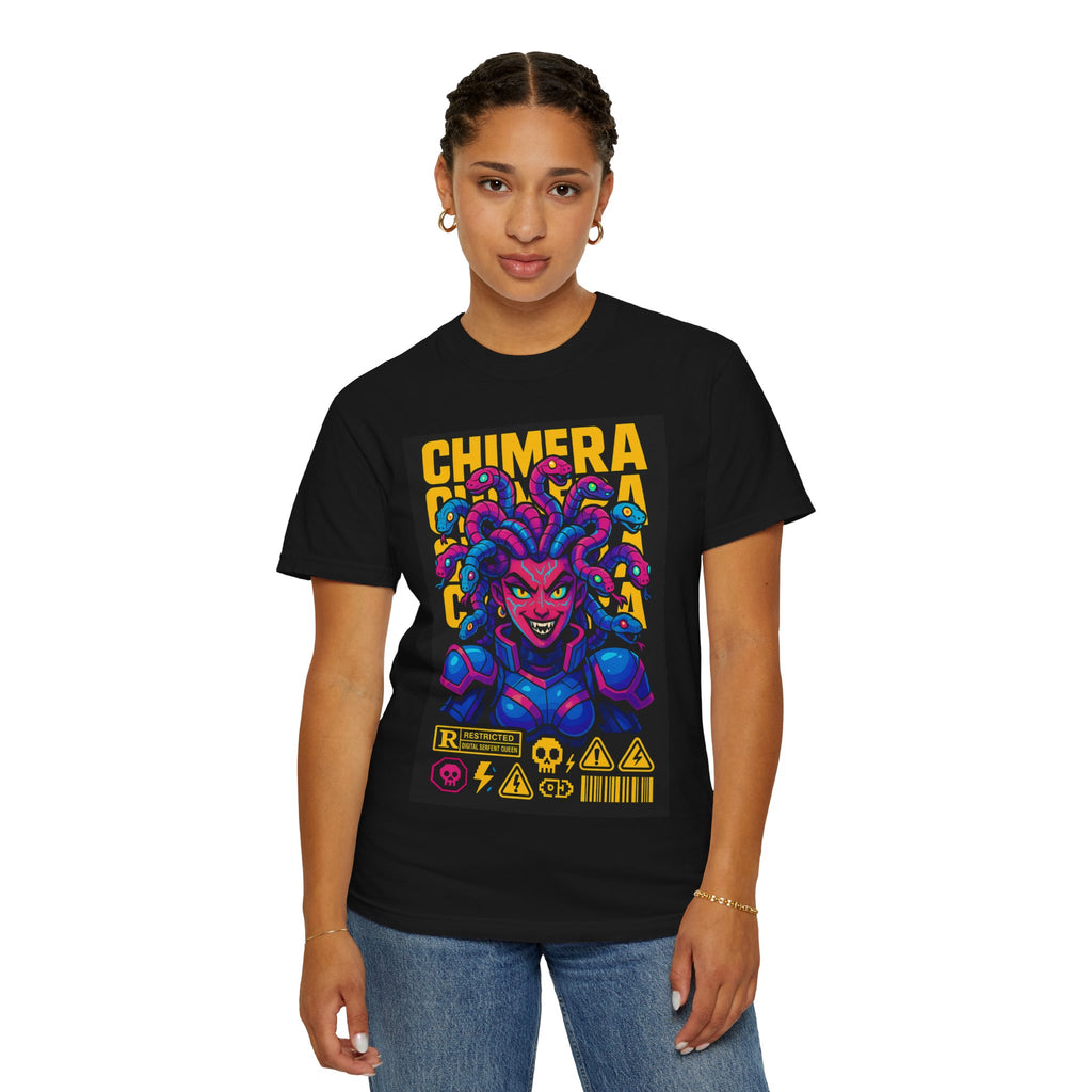 Chimera Graphic Tee, Edgy Unisex T-Shirt